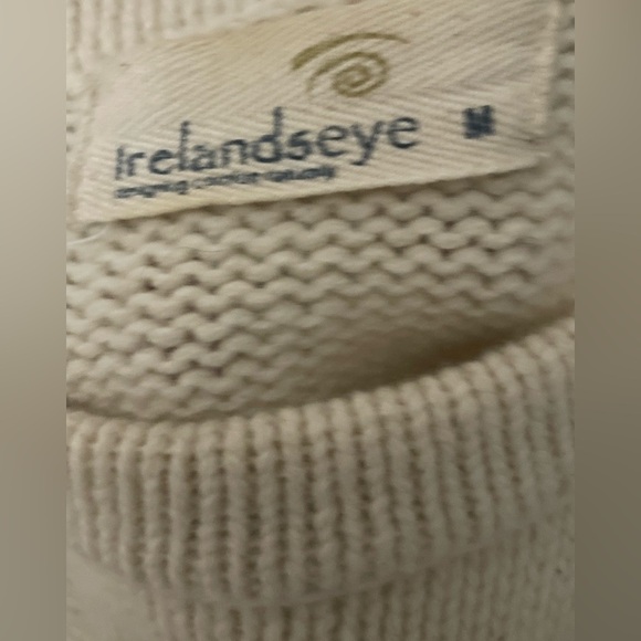 Irelandseye 100% pure new lambs wool sweater size medium EUC - Picture 6 of 6